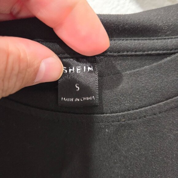 Shein Mens California & Palm Trees Graphic Black T-Shirt Size S - Picture 4 of 7